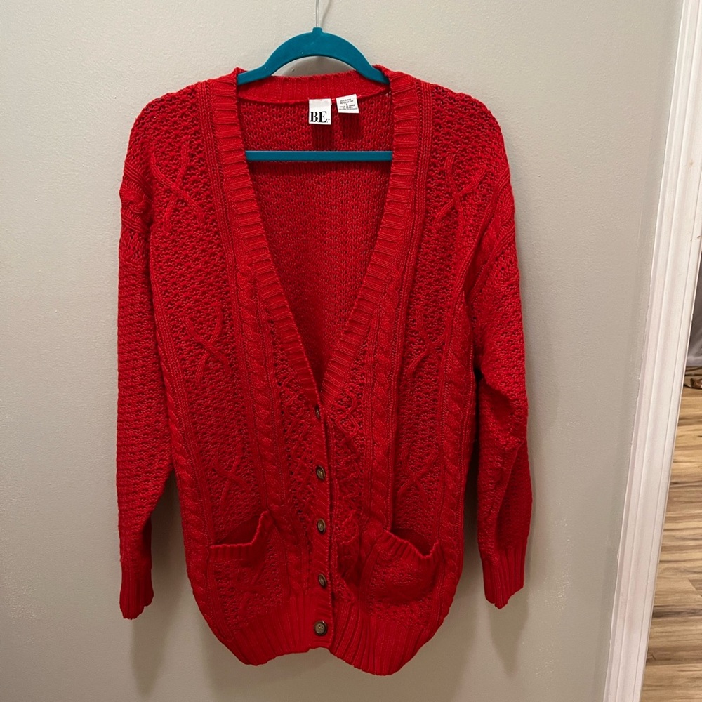 Chunky Cable Knit Cardigan